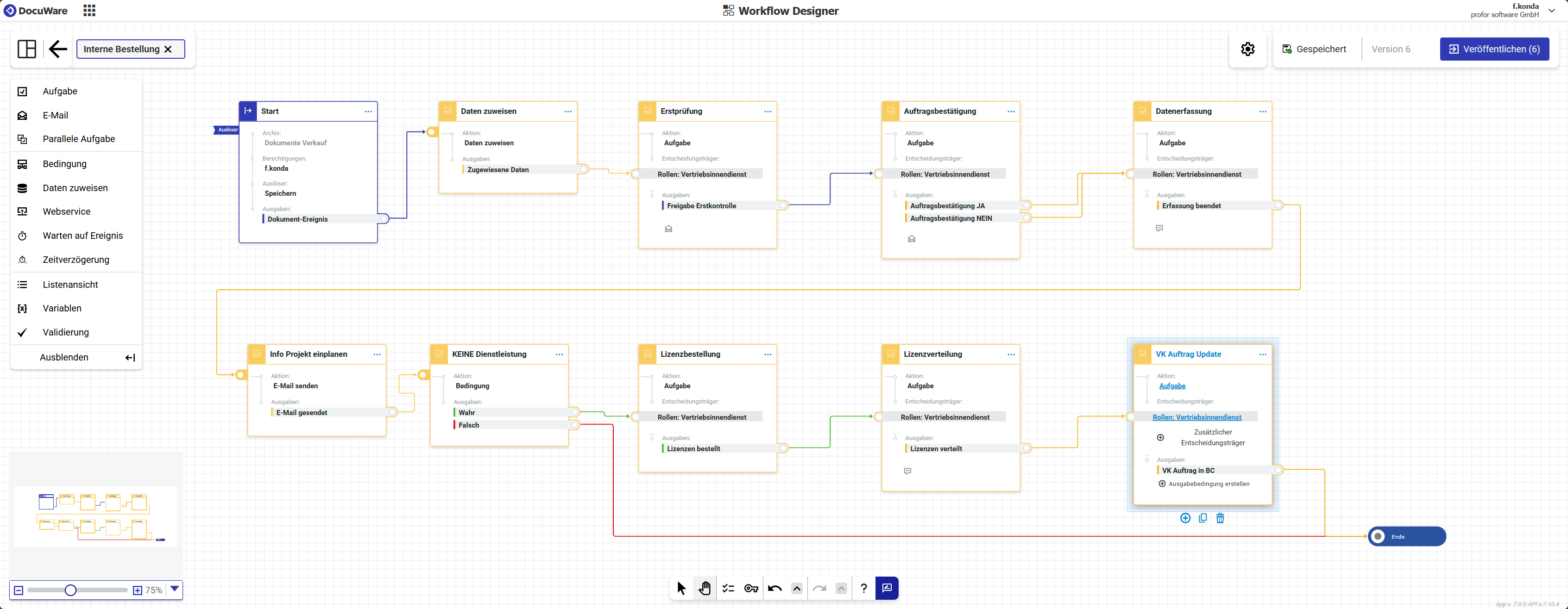 DocuWare Workflow Designer